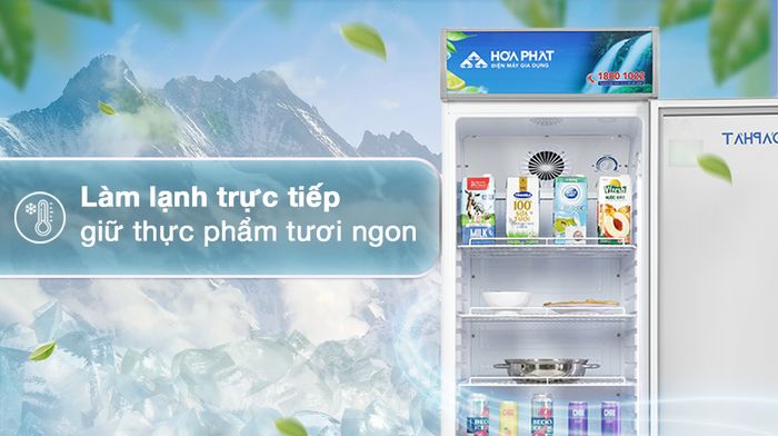 Tủ mát Hoà Phát 242 lít HSR S6242 - Công nghệ làm lạnh