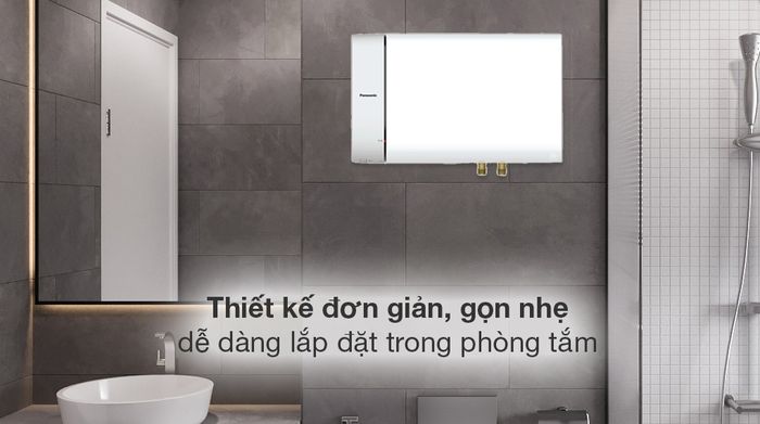 Máy nước nóng gián tiếp Panasonic 20 lít DH-20HBMVW - Thiết kế