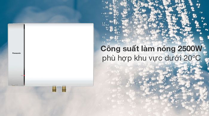 Máy nước nóng gián tiếp Panasonic 15 lít DH-15HBMVW - Đặc điểm làm nóng