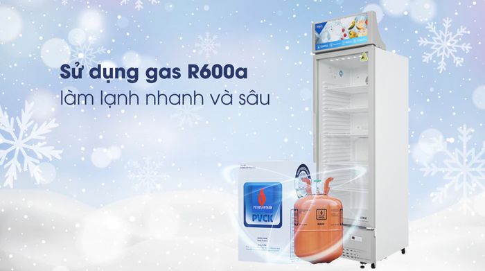 Tủ mát Aqua 320 lít AQS-AF440S - Gas R600a
