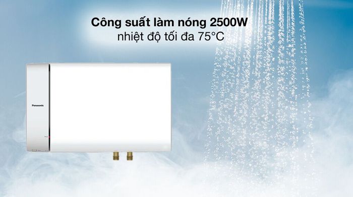 Bình nóng lạnh gián tiếp Panasonic 20 lít DH-20HBMVW - Đặc điểm làm nóng