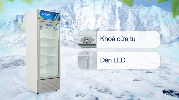 Tiện ích - Tủ mát Hoà Phát 280 lít HSR S6280