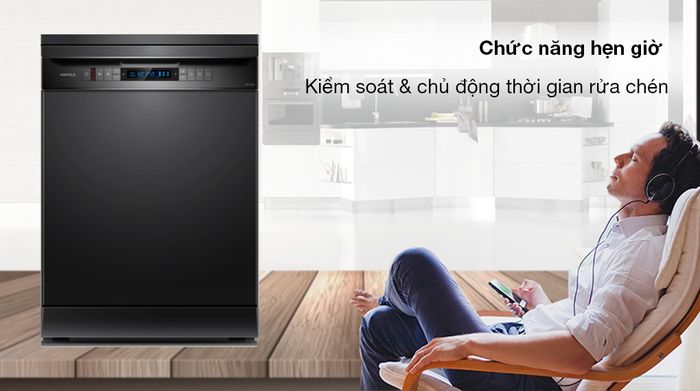 Máy rửa chén độc lập Hafele HDW-F605B (535.29.660) - Tiện ích 