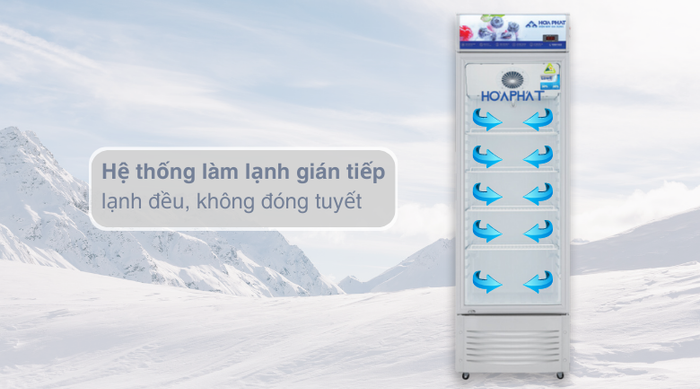 Công nghệ làm lạnh - Tủ mát Hoà Phát 242 lít HSR D6242