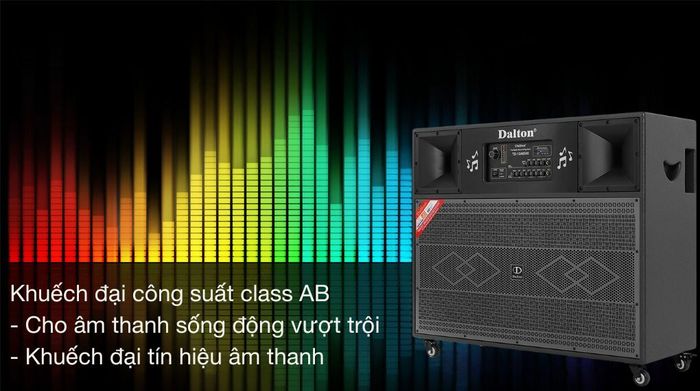 Loa kéo karaoke Dalton TS-15A6500 - Công nghệ âm thanh