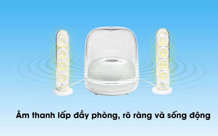 Loa Bluetooth Harman Kardon SoundSticks 4 - Âm thanh