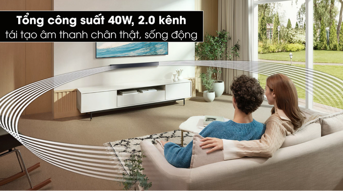 Loa thanh Samsung HW-C400/XV 40W - Công suất