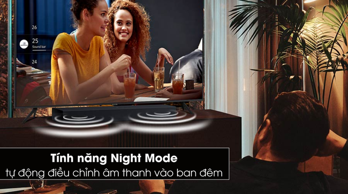 Loa thanh Samsung HW-C400/XV - Tính năng Night Mode