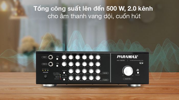 AMPLY PARAMAX AX-1800 - Âm thanh vang dội