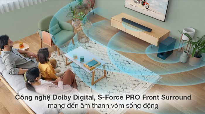 Bộ loa thanh Sony HT-S400 330W - Công nghệ âm thanh