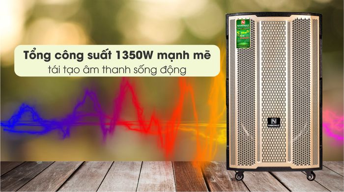 Loa kéo Karaoke Nanomax S-5000 - Công suất
