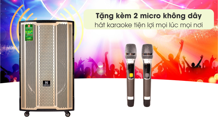 Loa kéo Karaoke Nanomax S-5000 - Tiện ích