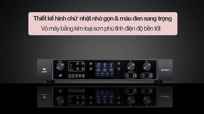 Thiết bị khuếch đại âm tần JBL BEYOND3 - Thiết nhỏ hình hộp chữ nhật nhỏ gọn, vỏ bằng kim loại phủ sơn tĩnh điện bền tốt