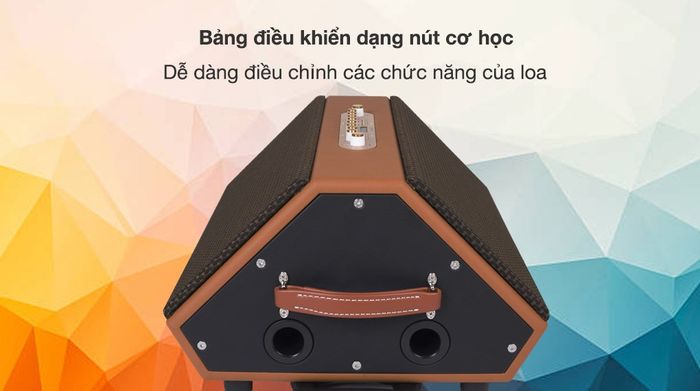 Loa kéo Sumico Hexagon Plus - Sử dụng nút vặn cơ học dễ điều khiển