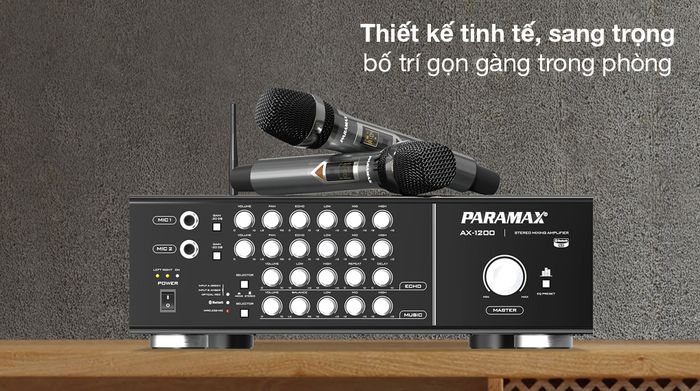 AMPLY PARAMAX AX-1800 - Thiết kế