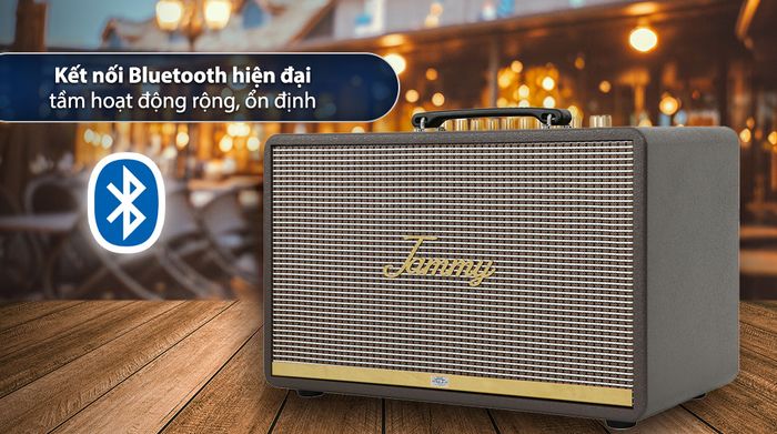 Loa karaoke xách tay Jammy N2070K 350W - Kết nối Bluetooth hiện đại, khoảng cách kết nối xa và ổn định