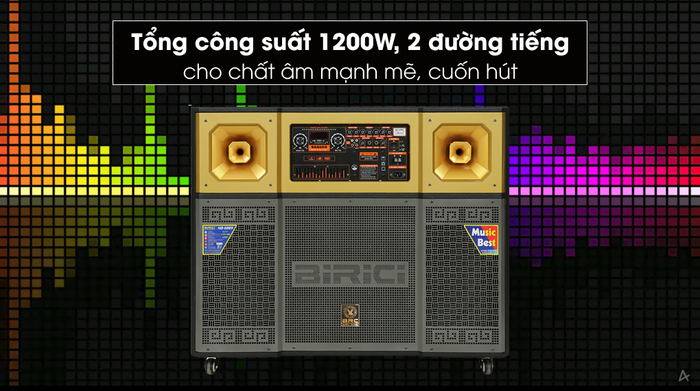 Loa kéo karaoke Birici NB-6889 - Công suất