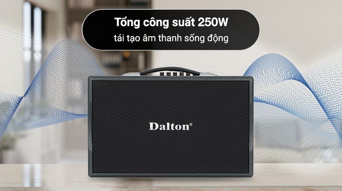 Loa karaoke xách tay Dalton PS-K20A 250W - Công suất