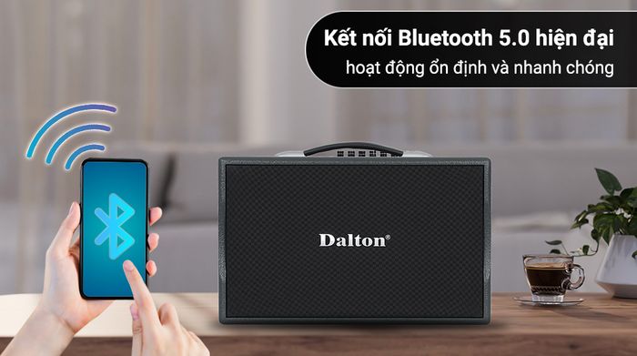 Loa karaoke xách tay Dalton PS-K20A 250W - Kết nối