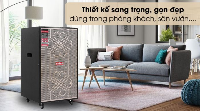 Loa kéo Karaoke Mobell MK-6080 500W - Thiết kế sang trọng