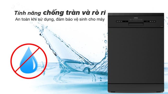 Máy rửa chén độc lập Hafele HDW-F601B (535.29.670) - Tiện ích