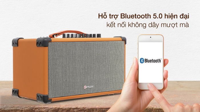 Loa karaoke xách tay Sumico BT-S52 100W - Kết nối
