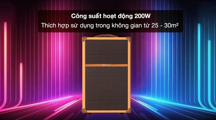 Loa Karaoke Sumico Touring 10 - Công suất 200W thích hợp sử dụng không gian từ 25 - 30m2