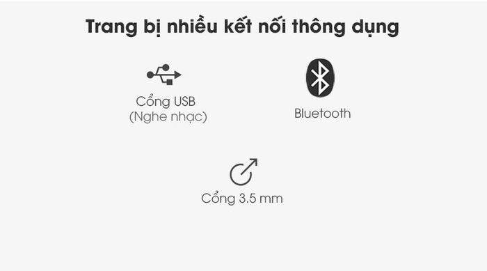 Loa Bluetooth Mozard BT100 Đen - Kết nối