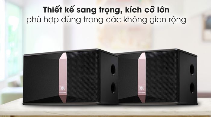 Cặp Loa Karaoke JBL KI512 - Thiết kế sang trọng, hình khối cứng cáp