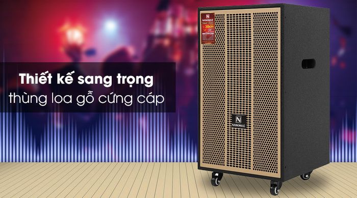 Loa kéo Karaoke Nanomax S-900 420W - Thiết kế sang trọng