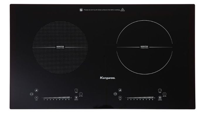 Bếp từ đôi lắp âm Kangaroo KG855i sở hữu nhiều tính năng an toàn