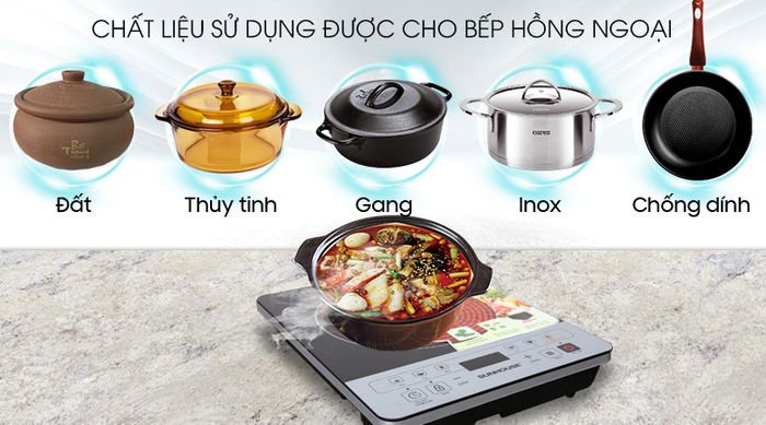 Bếp dùng cho mọi loại nồi
