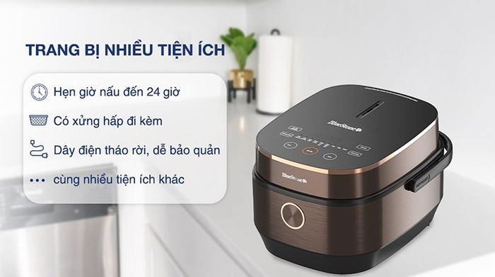 Nồi cơm điện tử Bluestone 1.5 lít RCB-5949 - Tiện ích