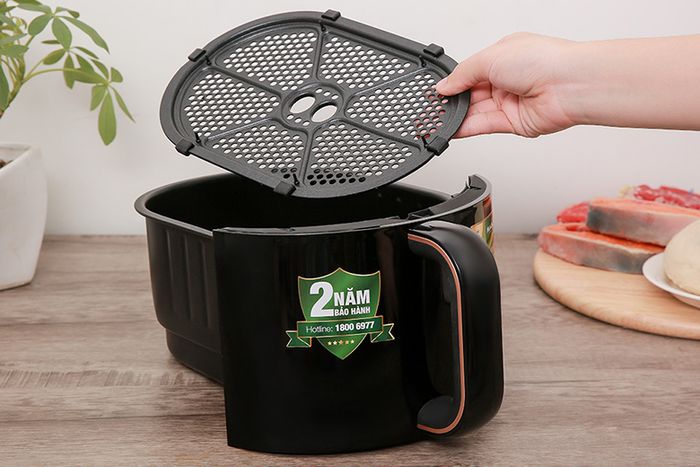 Nồi chiên không dầu kết hợp hấp Magic Eco S05 5 lít - Phụ kiện