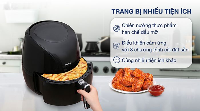 Nồi chiên không dầu Hafele HS-AF601B (535.43.714) - Tiện ích
