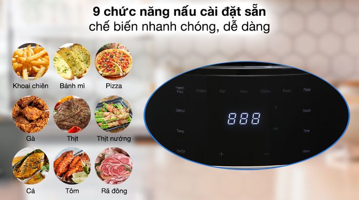 Nồi chiên không dầu Cuckoo CAF-F0410T 4.7L - Chế độ nấu