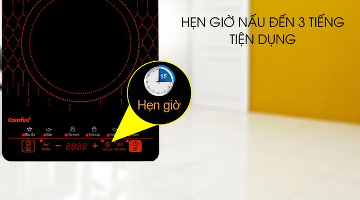 Hẹn giờ tiện dụng - Bếp điện từ Comfee CI-TD2120A