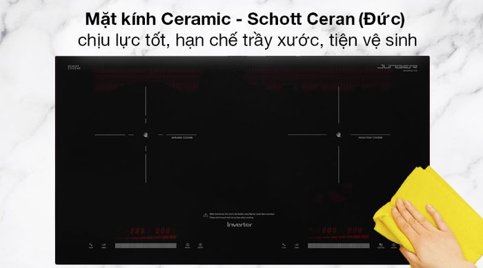 Mặt kính Ceramic - Schott Ceran của Đức chất lượng cao