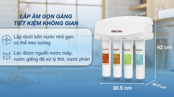 Máy lọc nước RO Stiebel Eltron Glacier - Thiết kế
