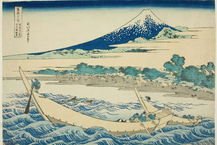 Tago Bay Near Ejiri On The Tokaido (Tokaido Ejiri Tagonoura Ryakuzu)
