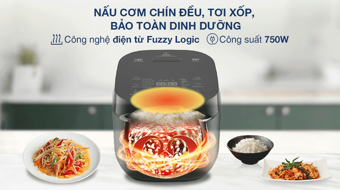 Nồi cơm điện tử Tefal 1.8 lít Delirice Plus RK776B68 - Công nghệ