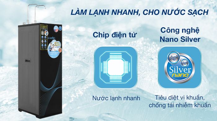 Máy lọc nước RO nóng nguội lạnh Karofi KAD-X56 11 lõi - Công nghệ