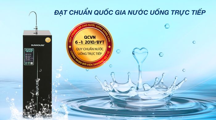 Máy lọc nước RO Sunhouse UltraPURE SHA8810K 10 lõi - Đạt chuẩn