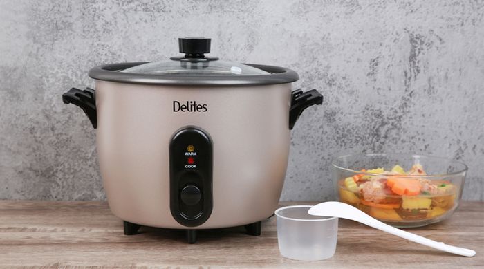 Thiết kế sang đẹp - Nồi cơm nắp rời Delites 1.8 lít RC-10W003