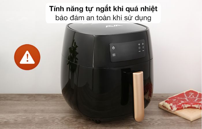 Tự ngắt - Nồi chiên không dầu Ava AF358T 4 lít 