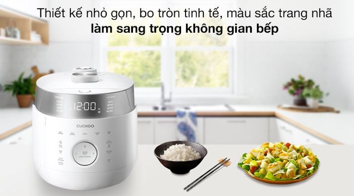 Thiết kế - Nồi cơm cao tần Cuckoo 1.08 lít CRP-LHTR0609F/WHSIVNCV