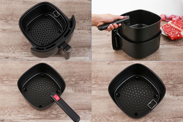 Rổ chiên có tay cầm rời - Nồi chiên không dầu Kangaroo KG42AF1 4 lít