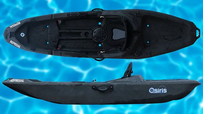 Stylish images showcasing the Reprisal kayak.