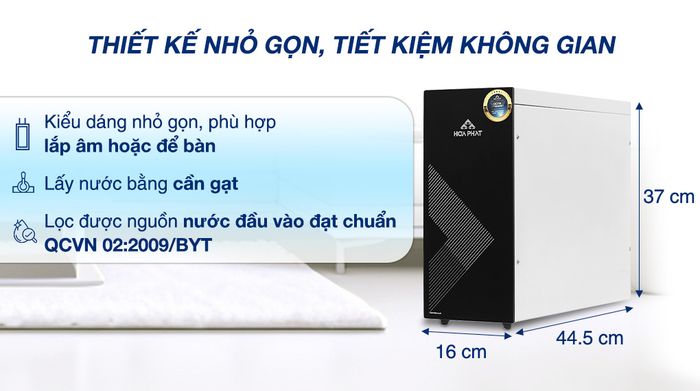 Thiết kế - Máy lọc nước RO Hòa Phát HPU488 11 lõi