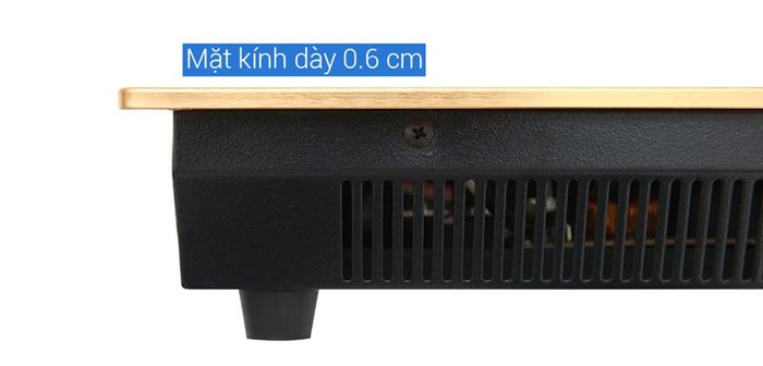 Mặt kính dày chỉ 0.6 cm - Bếp từ đôi Kangaroo KG438I